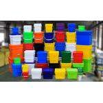 PP Material Square Plastic Bin With Lid 1.2 Kg Weight for sale