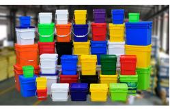 China PP Material Square Plastic Bin With Lid 1.2 Kg Weight supplier
