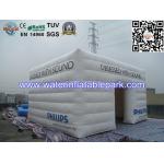 PVC Promotion Inflatable Air Tent 4 Seams Stitching With Logo Printing