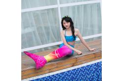 China Beach Seaside Mermaid Tail Swimming Suit / Mermaid Performance Costume supplier