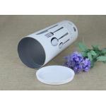 Custom Kraft Paper Tubes Packing With Movable PP Lids For Tableware