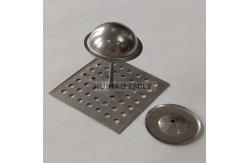 China 50mmx50mm Perforated Base Insulation Hanger Pins With Self Locking Washer supplier