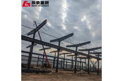 China Modern Pre Engineered Steel Building Structure , Logistics Park Prefabricated Steel Warehouse supplier