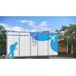 Intelligent Parcel Delivery Lockers Made Of Metal Cabinet For Public Place with Remote Control Platform for sale