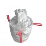 Cement Jumbo Circular FIBC Bag With Bottom Loops And Top Fill Skirt for sale