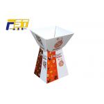 Art Paper Chocolate Promotional Dump Bins Easy Assembled Glossy / Matte Film Lamination