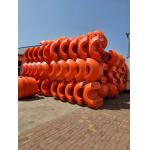 PE Float Material HDPE Pipe Floater with Clinder Connection Nuts And Washers for sale
