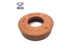 China 10S40 Rubber Polishing Abrasive Wheel Grit 150 / 130mm Glass Processing Tools supplier