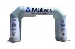 China CE approved blower customize logo size inflatable square finish line arch supplier