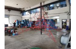 China Playground Pyramid Climbing Net Spider Net For Kids Climbing supplier