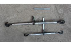 China Double Hook Steel Rope Turnbuckle Wire Tightening Tool With 360º Handle Movement supplier