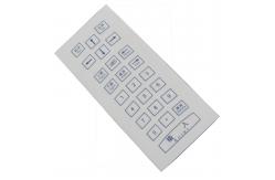China Rugged medical membrane numeric keypad with top panel mounting and USB interface supplier