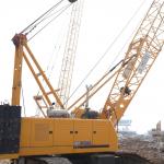 High Altitude 220T Used Crawler Cranes / 1239t.M Boom Crawler Crane for sale
