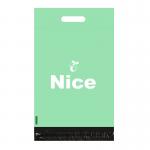 Gravure Printing LDPE Plastic Recycled Shopping Bags With Die Cut Handle