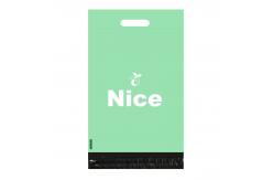 China Gravure Printing LDPE Plastic Recycled Shopping Bags With Die Cut Handle supplier
