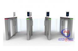 China Crowd Control Passport Scanning Turnstile Swing Checkpoint Automatic For Immigration Hall supplier