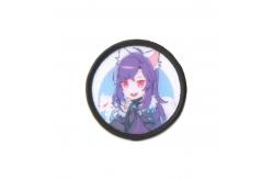 China Anime Character 3D Puff Patches Printing Merrowed Embroidery Polyester Material supplier