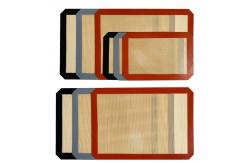 China High Temperature Resistant Silicone Non Stick Baking Mat Thickness 0.75mm supplier