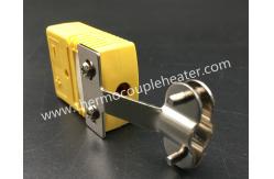 China 2 Pin RTD Circuit Standard Thermocouple Connector With Steel Wire Clamp supplier