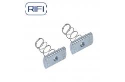 China Spring Loaded Design Metal Hardware Fasteners Welding Square Spring Nut supplier