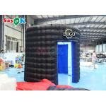 Custom Black Inflatable Dome Tent Birthday Party Inflatable Led 360 Photo Booth Enclosure
