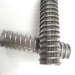 Stainless Steel 304 316 Sieve Cylinder Johnson Welded Wedge Wire Screen Mesh for sale
