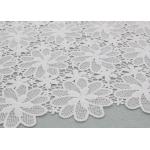Floral Poly Dying Lace Fabric Guipure French Venice Lace African Lace Dress Fabric for sale