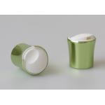 Press 28mm Aluminum Closures Shiny Green Color For Plastic Bottle for sale