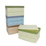 Reusable PP Plastic Foldable Tote Box With Handles Washable 53*36*29cm Eco Friendly for sale