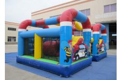 China Factory Police Station Design Inflatable Fun City Waterproof Inflatable Bouncy Castle supplier