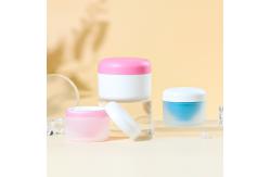China Lightweight Durable Plastic Cosmetic Jars In Black For Retail And Travel Convenience supplier