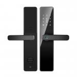 Qleung S819 Aluminum Door Fingerprint WiFi Enabled Tuya TTlock With Password Key Card for Home for sale