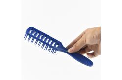 China Blue Polymer Mane And Tail Brushes Horses Lightweight For Cleaning Dirt supplier