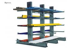 China Workshop Cantilever Warehouse Racks , Cantilever Lumber Storage Racks Galvanized supplier