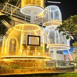 Outdoor Camping Geodesic Dome Tent Aluminium PC Dome House for sale