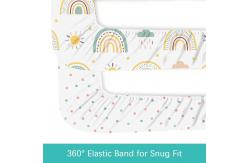 China Non Irritating Cradle Fitted Sheet Soft Easy To Carry Skin Friendly Material supplier