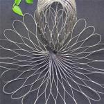 Woven Interlocking Wire Mesh Bag Stainless Steel 1.2mm Rope Diameter for sale