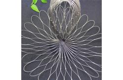 China Woven Interlocking Wire Mesh Bag Stainless Steel 1.2mm Rope Diameter supplier