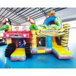 TUV Animal Zoo Jumping Bouncy Castle Inflatable Combo Bounce House for sale