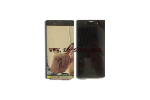 Black Cell Phone LCD Screen Replacement For Z3 LT55T Complete