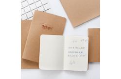 China Multiple Size Writing Journal Notebook With Kraft Brown Soft Cover Material supplier