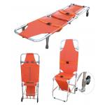 Portable And Durable Two-Wheel Foldable Chair-Type Rescue Stretchers for sale