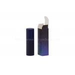 Aluminum Lipstick Tube 3.5g Cylinder Magnetic Container With Paper Package for sale