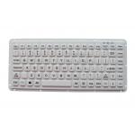 IP67 Washable Medical Silicone Industrial Keyboard With Membrane Key Switch for sale