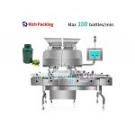 55-100 Bottles / Min Automatic Counting Bottling Machine Filling Tablet Capsule for sale