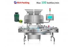 China 55-100 Bottles / Min Automatic Counting Bottling Machine Filling Tablet Capsule supplier