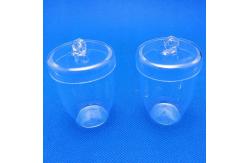 China Lab Apparatus Quartz Glass Crucible Cup Shaped Fused Quartz Crucible supplier