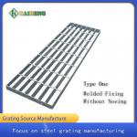 T1 Welded Metal Bar Grating Stair Treads Ladder 60mm Bearing Bars Pitch for sale