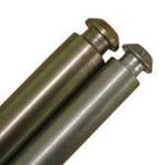 Zinc Coating Hollow Axle Wheelie Bin Wheel Spare Parts for sale