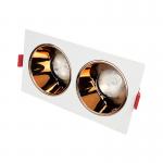 Aluminum Alloy Bulb Lighting Fixture Recessed Lamp Fittings For GU10 MR16 LED Spotlight for sale